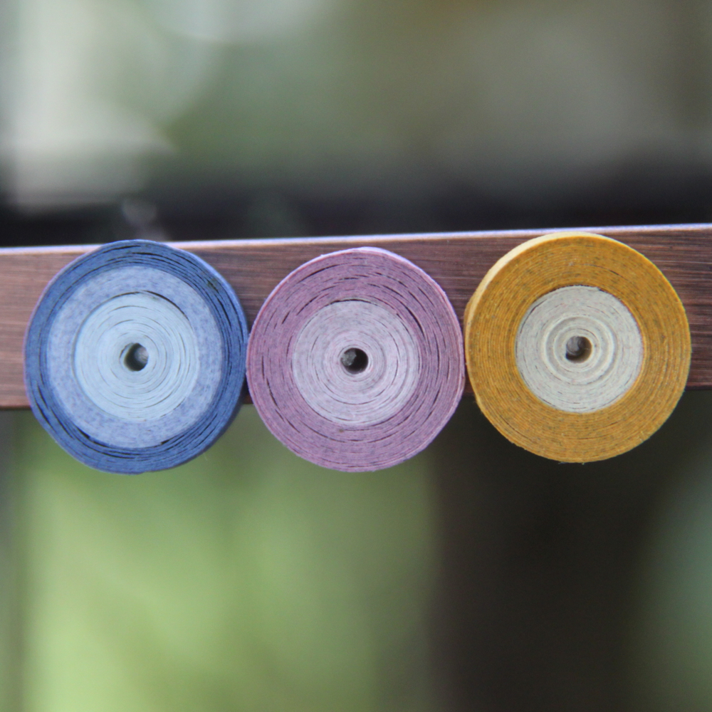 DIY paper quilled circle earrings - Honey's Quilling