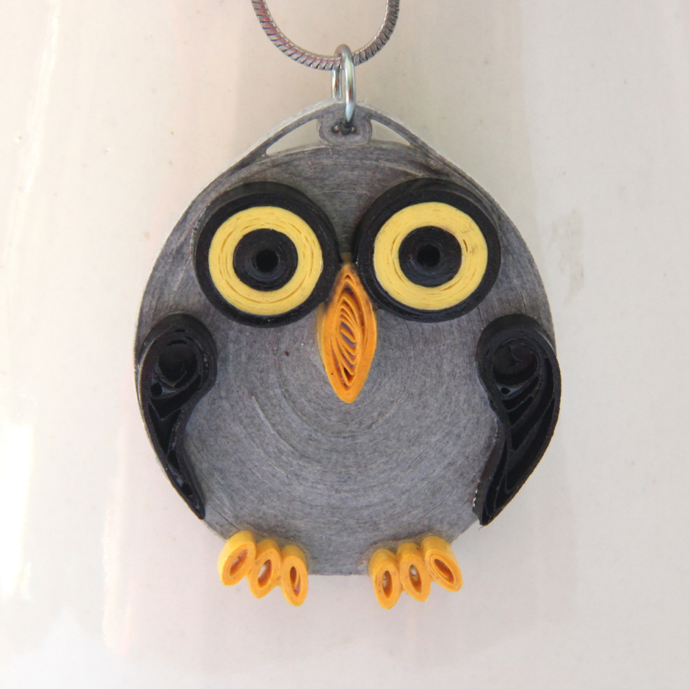 Hoo Hoo More Paper Quilled Owl Jewelry Honey's Quilling